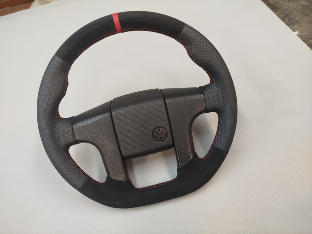 Golf Mk2 modified steering wheel